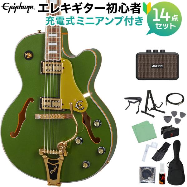 Epiphone Emperor Swingster Forest Green Metaric エレ...