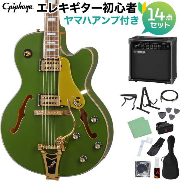 Epiphone Emperor Swingster Forest Green Metaric エレ...