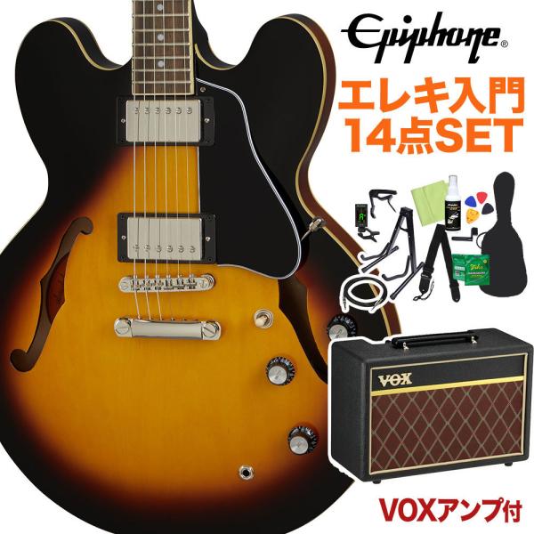 Epiphone ES-335 Vintage Sunburst エレキギター 初心者14点セット ...
