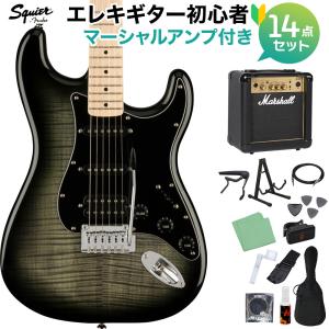 Squier by Fender AFF ST FMT HSS MN BBST エレキギター初心者14点セット〔マーシャルアンプ付き〕｜島村楽器Yahoo!店