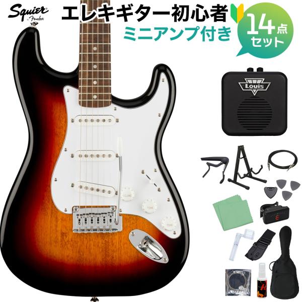 Squier by Fender AFF STRAT LRL WPG 3TS エレキギター初心者14...