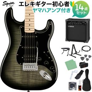 BUSKER'S バスカーズ BLC-500 BLK エレキギター初心者12点セット