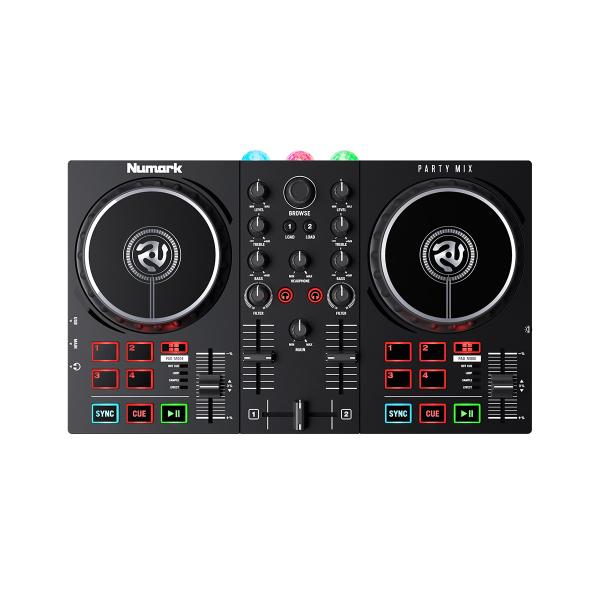 Numark ヌマーク Party Mix II DJコントローラ− LEDパーティライト搭載