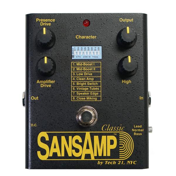 数量限定 Tech21 テック21 SA1 -SansAmp Classic- エフェクター サンズ...