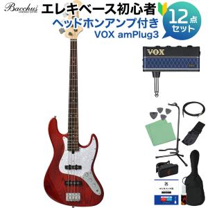 Bacchus（バッカス） WJB-Mini GRM ベース 初心者12点セット Fender