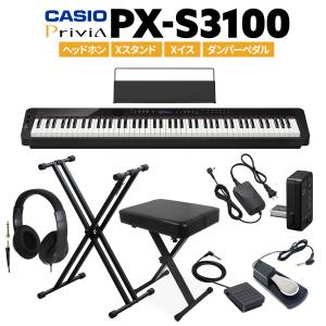 カシオ 電子ピアノ PX-S3100 88鍵盤 ブラック CASIO 高機能デジタル