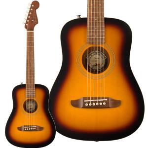 Fender フェンダー Redondo Mini Sunburst ミニアコースティックギター ミニギター 小型 サンバースト ギグバッグ付属｜shimamura