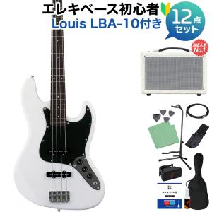 LEGEND レジェンド LPB-Z WH エレキベース初心者12点セット Fender