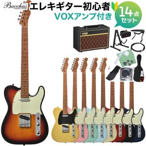 BUSKER'S バスカーズ BLC-500 BLK エレキギター初心者12点セット
