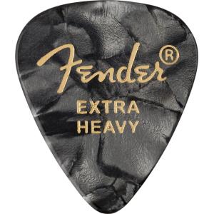 Fender フェンダー 351 Black Moto Extra Heavy ピック 12枚セット エクストラヘビー ティアドロップ