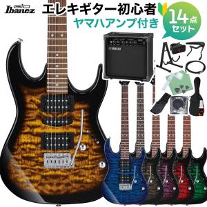 Gio Ibanez ジオ アイバニーズ GRX70QA エレキギター初心者14点セット 〔ヤマハア...