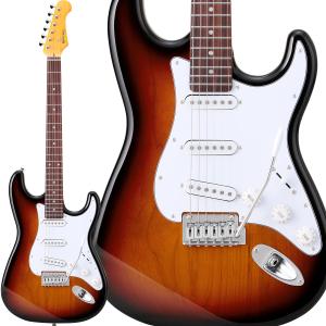 HISTORY ヒストリー HST-Performance 3Tone Sunburst ハムバッカー切替可能 アルダーボディ エレキギター ストラトタイプの商品画像