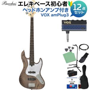 送料無料✨ BUSKERS バスカーズ エレキベース 初心者セット アンプ付 BUSKER'S バスカーズ BJB-Standard ベース初心者11点セット