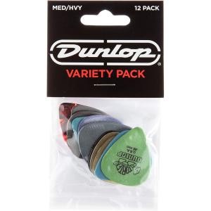 JimDunlop ジムダンロップ PVP102 標準〜硬めギターピック バラエティパック 12枚入 ピックセット ミディアム/ヘビー