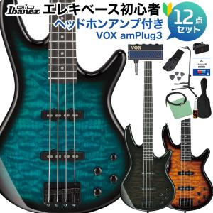 Gio Ibanez ジオ アイバニーズ GSR280QA ベース 初心者12点セット 〔ヘッドホンアンプ付〕 エレキベース｜shimamura