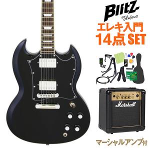 ARIA（アリア） エレキギター 初心者セット SGタイプ 15点セット BSG