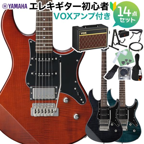 YAMAHA PACIFICA612VIIFM エレキギター 初心者14点セット 〔VOXアンプ付き...