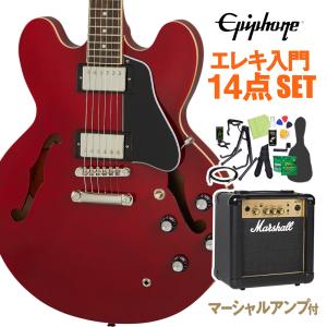 Epiphone エピフォン ES-335 CH エレキギター初心者14点セット〔マーシャルアンプ付き〕