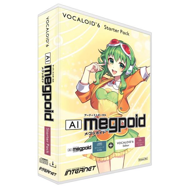 INTERNET VOCALOID6 Starter Pack AI Megpoid パッケージ版 ...