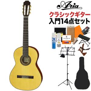 ARIA アリア ACE-5S 640 クラシックギター初心者14点セット 本場スペイン製 640mm 松単板／サペリ｜shimamura