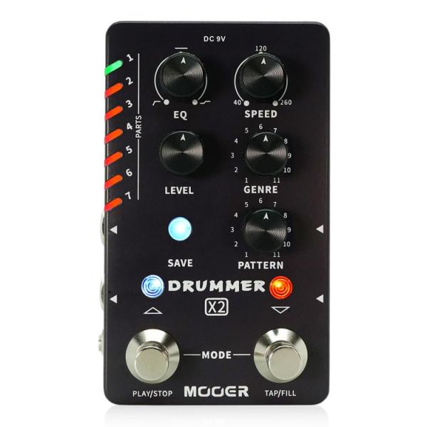 MOOER ムーア DRUMMER X2 コンパクトエフェクター ドラムマシン