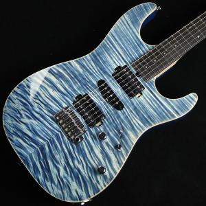 T's Guitars ティーズギター DST-Pro22 Exotic Maple Trans Blue Denim　S/N：032785 〔選定材オーダー品〕〔未展示品〕｜