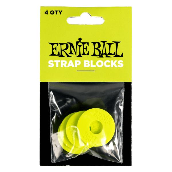 ERNiE BALL アーニーボール STRAP BLOCKS 4PK - GREEN ストラップブ...