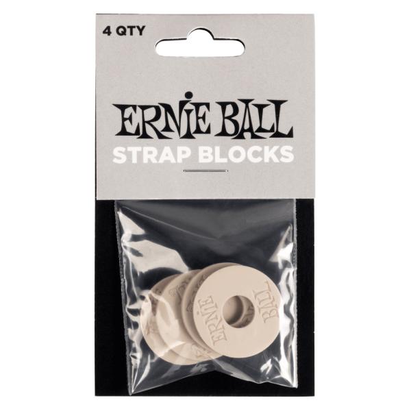 ERNiE BALL アーニーボール STRAP BLOCKS 4PK - GRAY ストラップブロ...