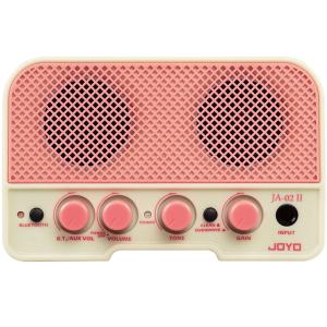 JOYO ジョーヨー JA-02 II PINK 充電式 Bluetooth搭載 ギターアンプ ミニアンプ エレキギター用｜shimamura