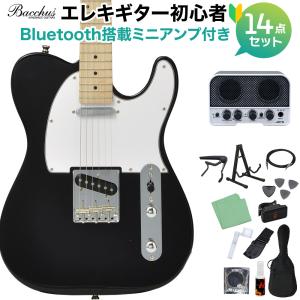 Bacchus バッカス BTE-1M BLK エレキギター初心者14点セット