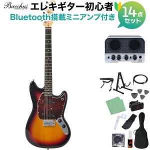 Bacchus バッカス BMS-1R 3TS エレキギター初心者14点セット