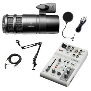 audio-technica AT2040USB ポップガードマイクアーム付き AT2040USB