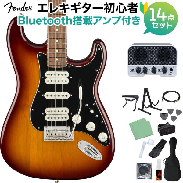 Fender Player Strat HSH Tobacco Sunburst 初心者セット Bl...