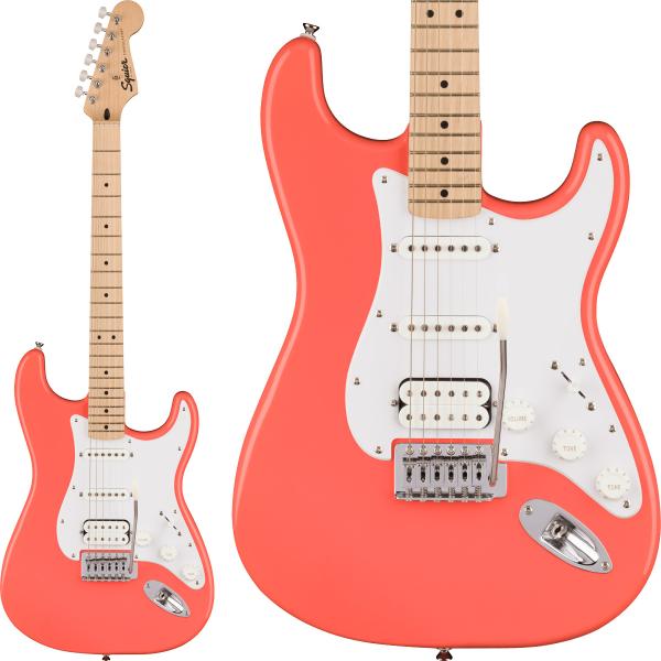 スクワイヤー SONIC STRATOCASTER HSS Maple Fingerboard Wh...