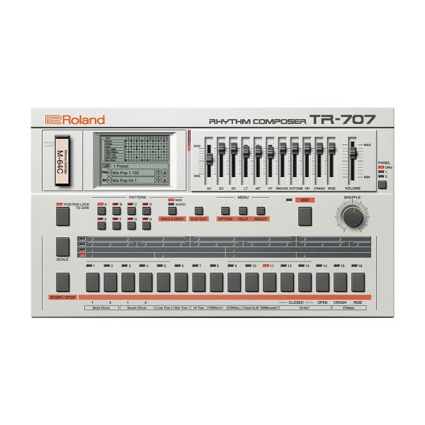 Roland ローランド Cloud TR-707 Software Rhythm Composer...