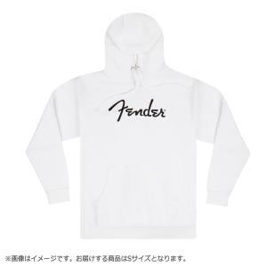 Fender フェンダー Spaghetti Logo Hoodie Olympic White S フーディー Sサイズ｜shimamura