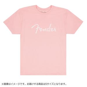 Fender フェンダー Spaghetti Logo T-Shirt Shell Pink S Tシャツ Sサイズ｜shimamura