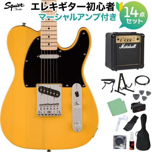 スクワイヤー / スクワイア SONIC TELECASTER BTB エレキギター初心者14点セッ...