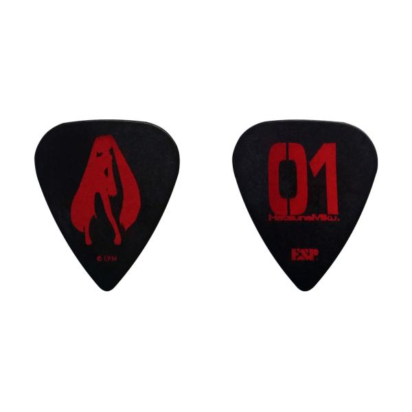 ESP イーエスピー PT-Miku01R BK 初音ミク ピック50枚セット 1.0ｍｍ ティアド...