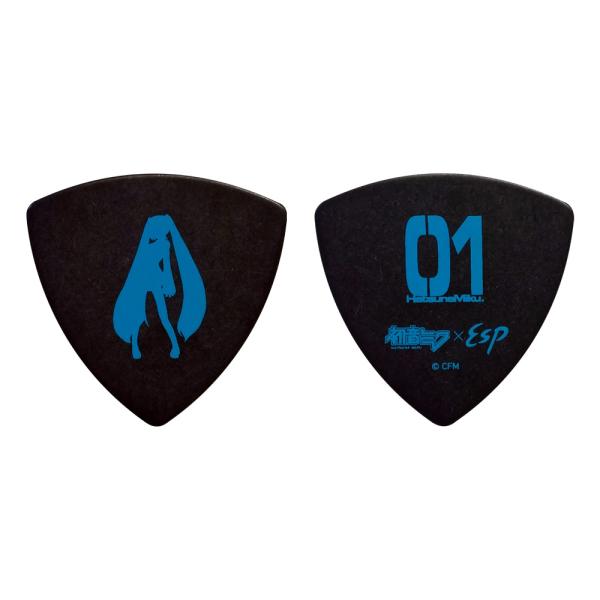 ESP イーエスピー PD-Miku05B BK 初音ミク ピック 50枚セット 1.0ｍｍ トライ...