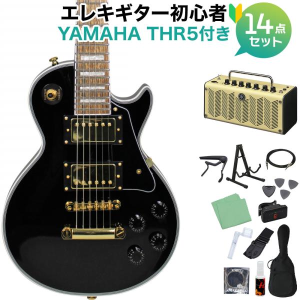 グラスルーツ SG-LPC-mini BLK ブラック エレキギター初心者14点セット 〔THR5ア...