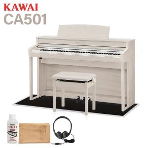 KAWAI カワイ 電子ピアノ 88鍵 木製鍵盤 CA501Aブラック遮音カーペット(小)セット〔配送設置無料・代引不可〕｜shimamura