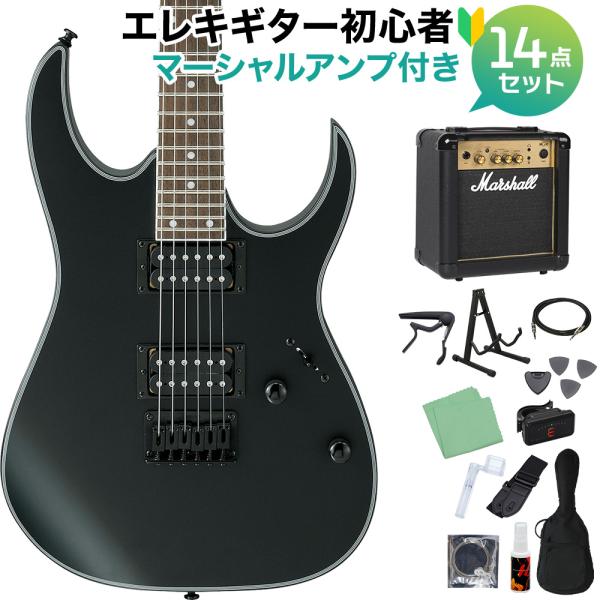 Ibanez アイバニーズ RG421EX BKF (Black Flat) エレキギター初心者14...