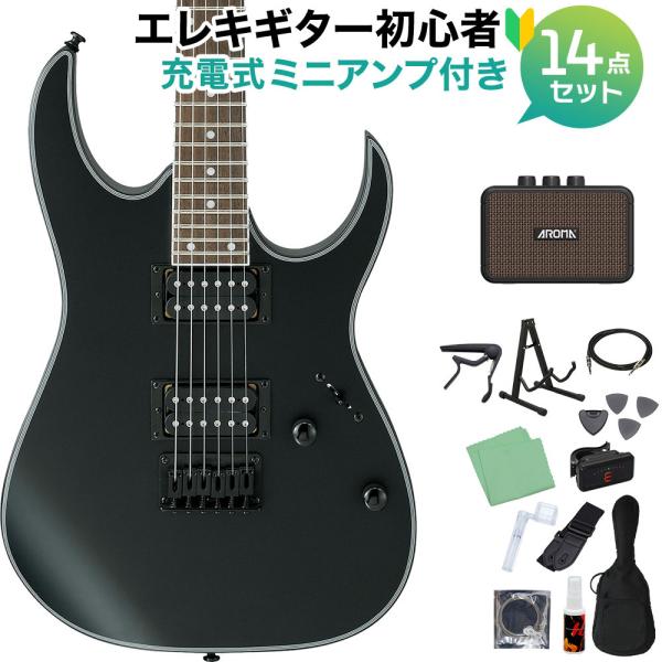 Ibanez アイバニーズ RG421EX BKF (Black Flat) エレキギター初心者14...