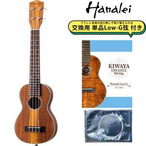 Hanalei ハナレイ HUK-500 Natral Matte 交換用Low-G弦付 ウクレレ ソプラノ オール単板 アカシアコア材 ロングネック｜shimamura