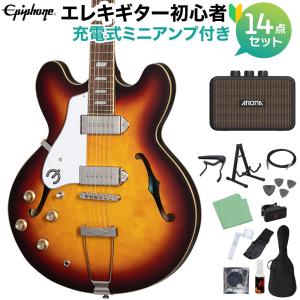 Epiphone Casino Left Handed Vintage Sunburst 新品《エレキギター