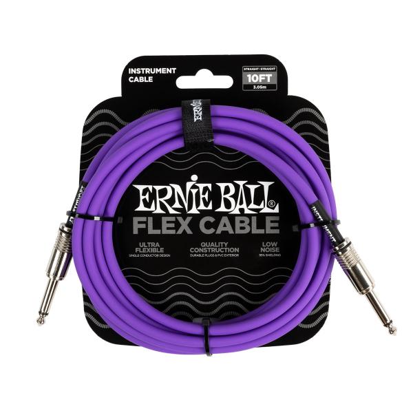 ERNiE BALL アーニーボール FLEX CABLE 10' SS PR フレックスケーブル ...