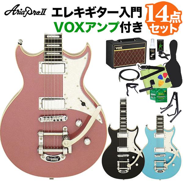 AriaProII アリアプロ2 212-MK2 エレキギター 初心者14点セット〔VOXアンプ付き...