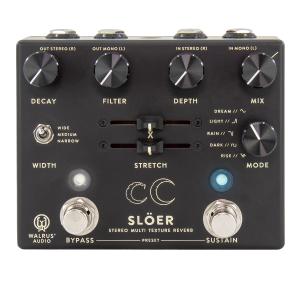 WALRUS AUDIO ウォルラスオーディオ Sloer Stereo Ambient Reverb Black エフェクター リバーブ｜shimamura