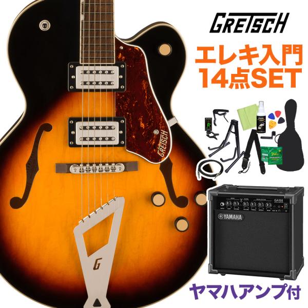 グレッチ G2420 Streamliner エイジドブルックリンバースト エレキギター初心者セット...